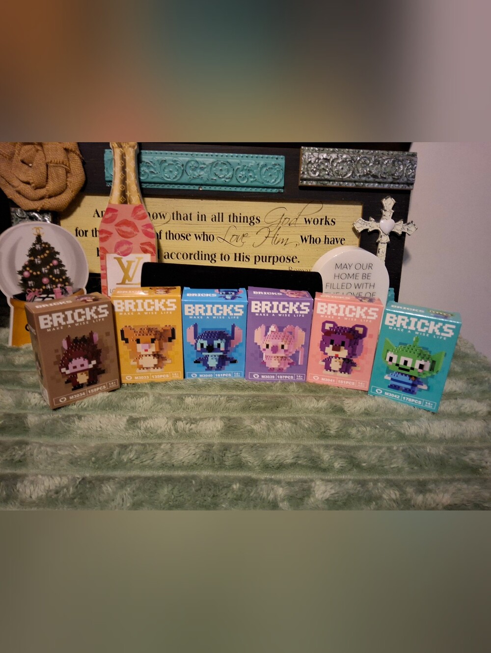 🧸BUY NOW🧸LOT OF 6 - BRICKS BUILDING BLOCKS